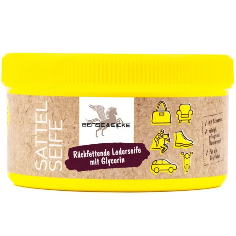 Bense & Eicke Sattelseife mit Schwamm 250 ml Versand Am Gleichen Tag
