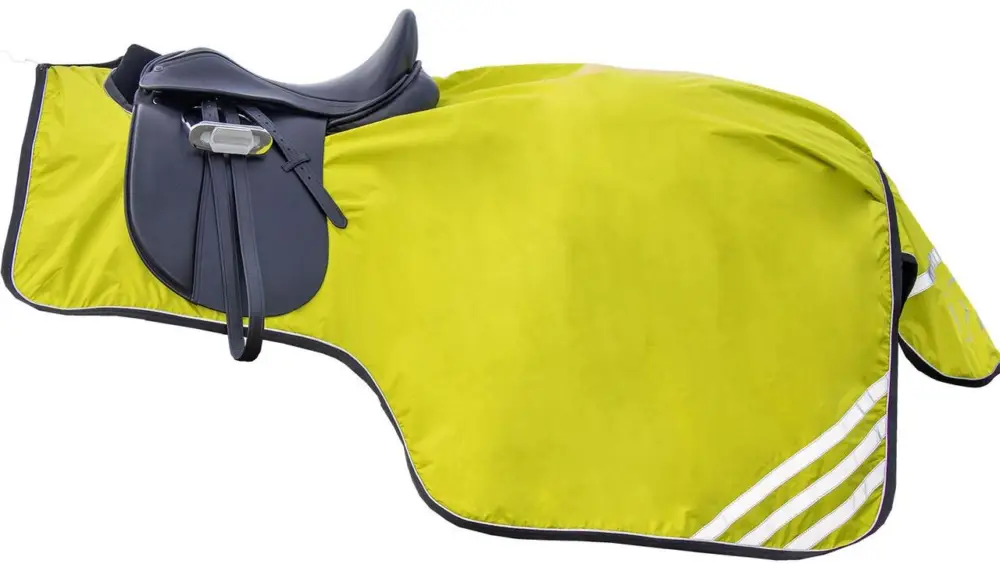 HKM Nierendecke -Reflective neongelb, 165 cm Neue Kollektion