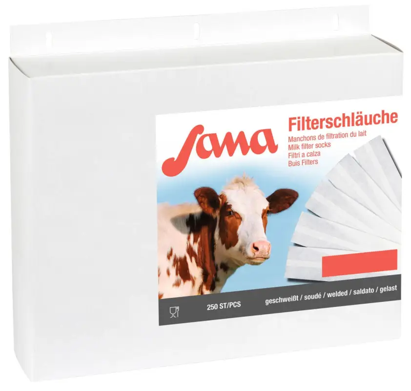 Sana Milchfilter Standard, geschweißt - 250 Stück - versch. Größen 455 x 60 Garantierte Lieferung