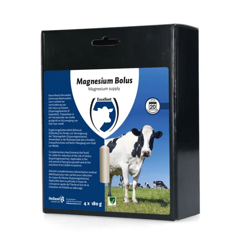 Zertifiziert Hofman Animal Care Magnesium Bolus - 4 Boli à 180 g