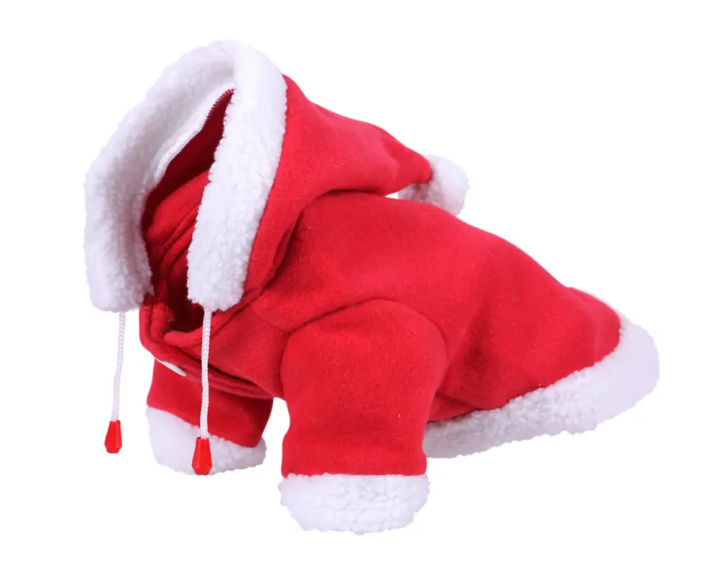 Billig QHP Weihnachtshundedecke rot, 40 cm