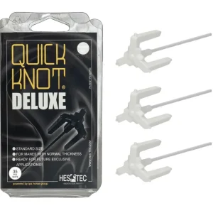 HES-TEC Einflechthilfe Quick Knot Deluxe weiĂ, Standard = 4 cm Top-Seller