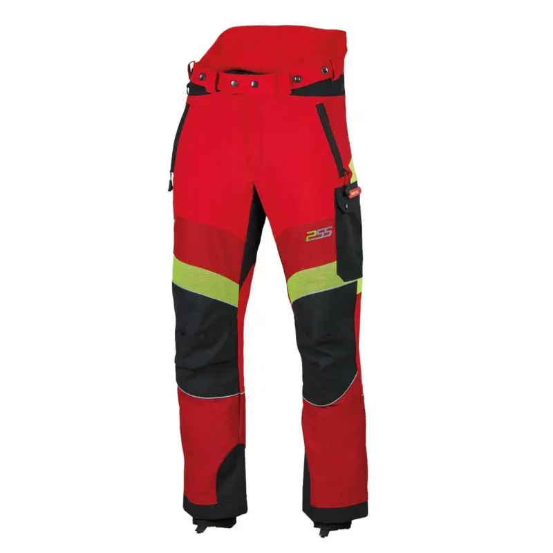 PSS Schnittschutzhose X-treme Breeze rot/gelb, 110 Rabatt