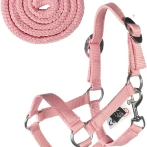 HKM Halfter und Strick -Hobby Horsing Basic- rosa Must-Have