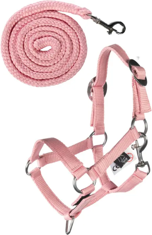 HKM Halfter und Strick -Hobby Horsing Basic- rosa Must-Have