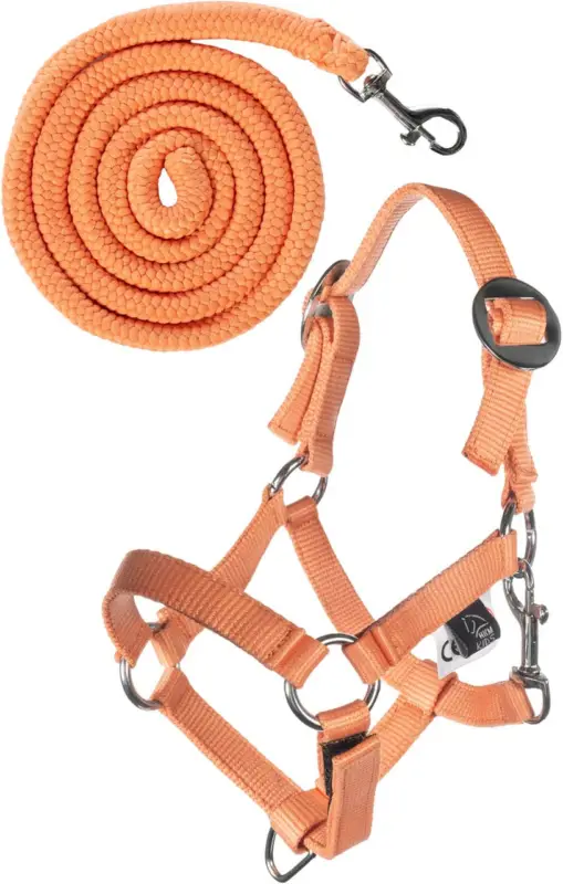 HKM Halfter und Strick -Hobby Horsing Basic- orange Sale