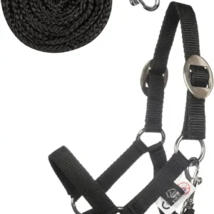HKM Halfter und Strick -Hobby Horsing Basic- schwarz Nur Heute