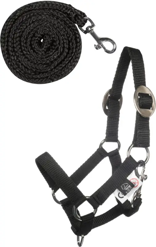 HKM Halfter und Strick -Hobby Horsing Basic- schwarz Nur Heute