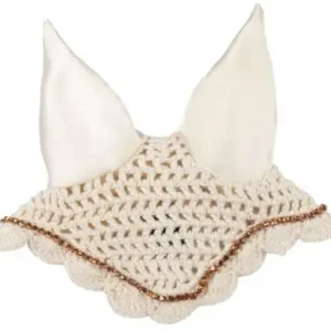 HKM Fliegenhaube -Hobby Horsing Premium- beige Sonderaktion