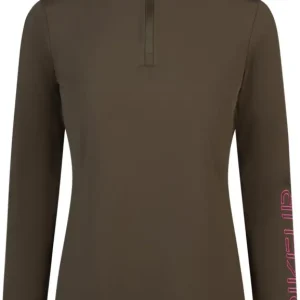 Pikeur Zip Shirt Sports deep khaki, 38 Direkt Vom Hersteller