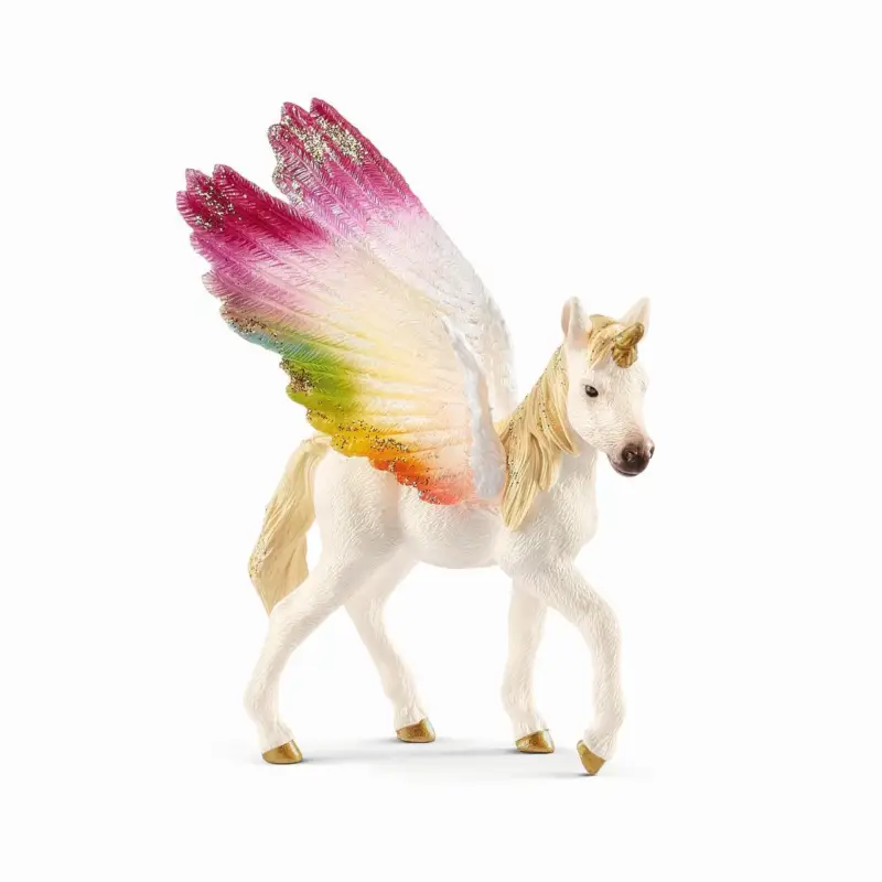 Schleich Geflügeltes Regenbogeneinhorn Fohlen Rabatt