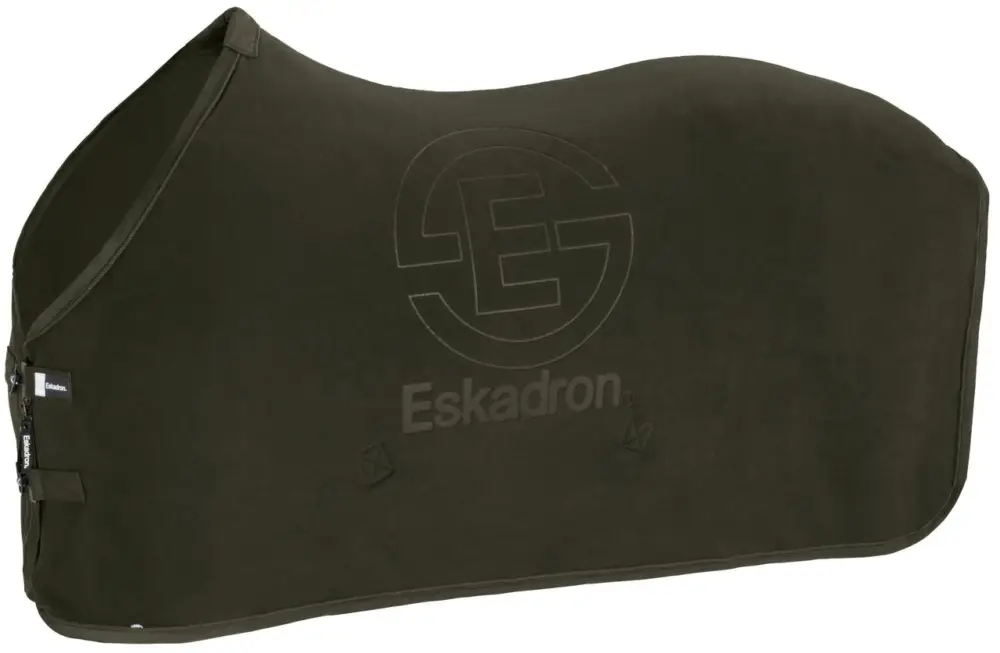 Eskadron Abschwitzdecke FLEECE STAMP deep green, M Preis Gesenkt