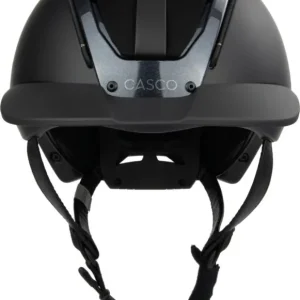 Billig Casco 2025 Reithelm Duell One Premiere Schwarz Velour, L (58-60cm)