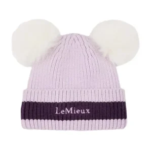 LeMieux Mini Beanie mit zwei Bommeln lilac Preisknaller