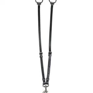 Knallerangebot Waldhausen X-Line Martingalgabel mit Snap-Ringen schwarz, WB