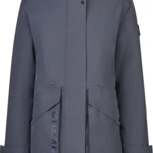 Geprüft Pikeur Raincoat Athleisure graphite blue, 34