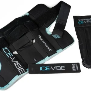 Preiswert Horseware Ice-Vibe® Knee Wrap black/aqua