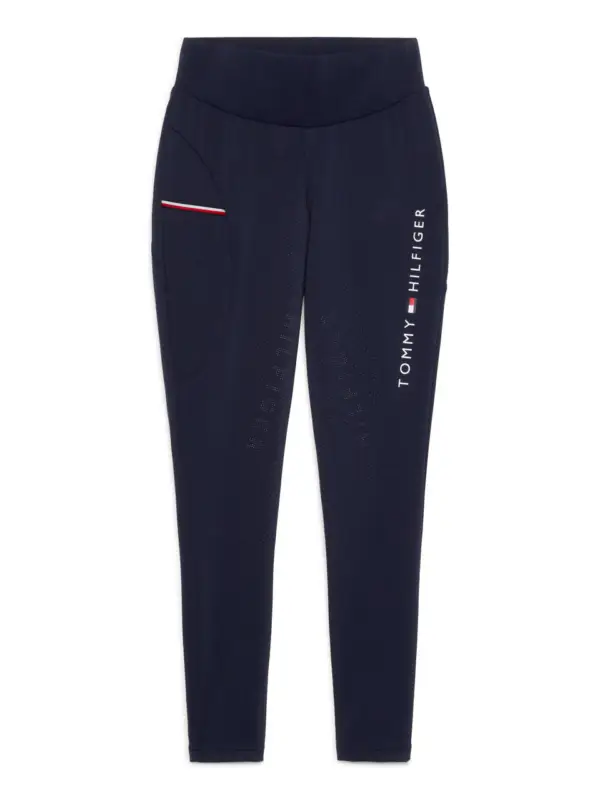 Neue Kollektion Tommy Hilfiger ELMIRA Winter Vollbesatz Leggings schwarz, XXS