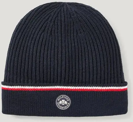 Knallerangebot Tommy Hilfiger Kent Strickmütze desert sky