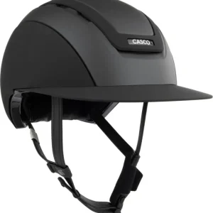 Casco 2025 Reithelm Elite Velaris Schwarz Wildleder, M (53-58cm) Geprüft
