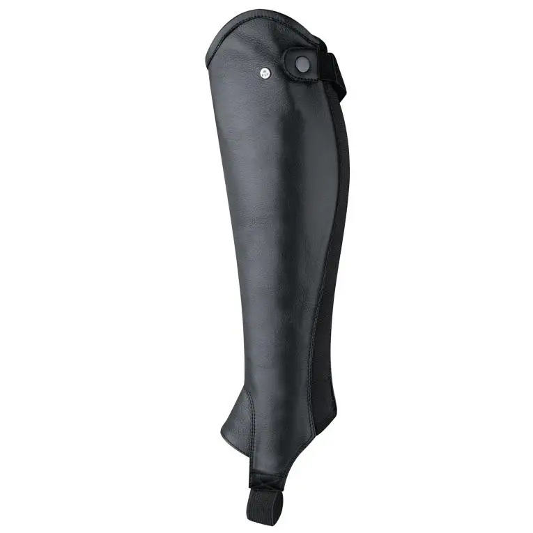 ELT Lederchaps Classic schwarz, XLW Neu