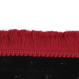 Fransenriemen Blechschnalle, Ledergravur 8 cm | 80 cm, keine Größe bordeaux Nur Für Kurze Zeit