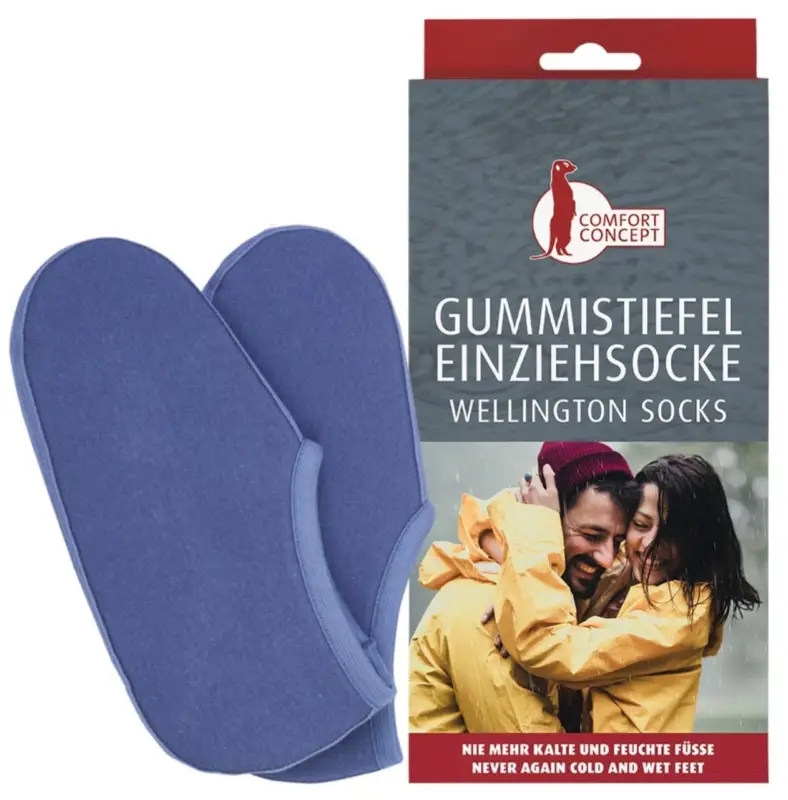 Scheibler Gummistiefel Einziehsocke blau, 40/41 Kracherpreis