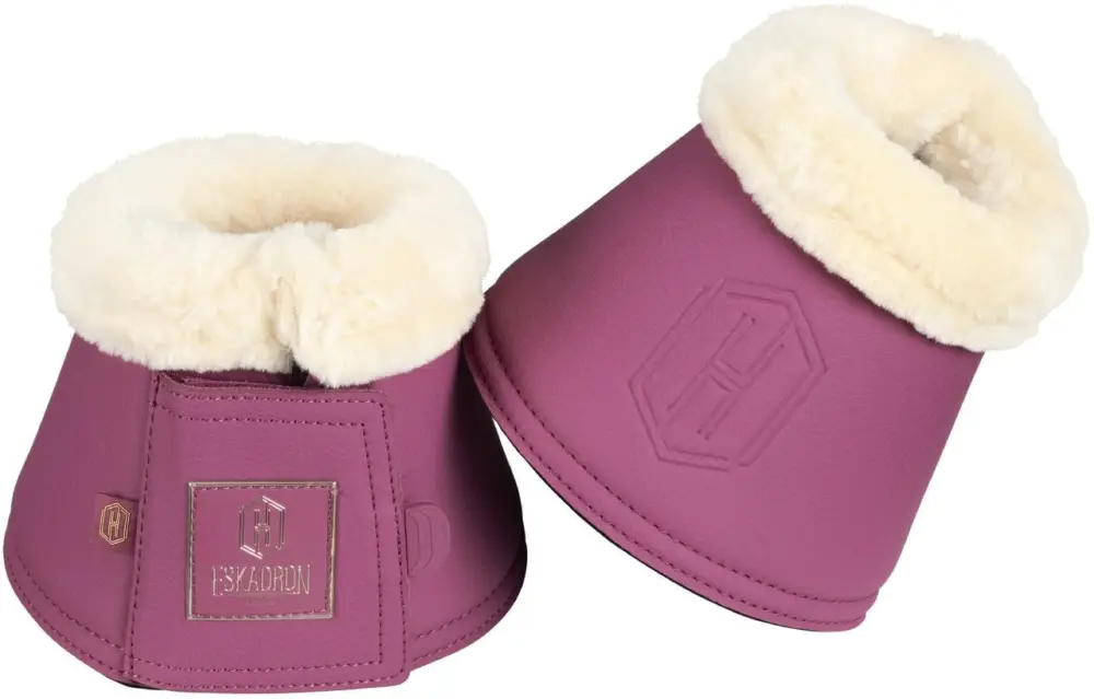 Eskadron Hufglocken FAUX LEATHER FF wildberry, L Markenprodukt