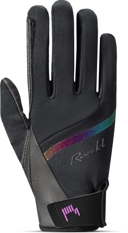 Roeckl Winterreithandschuh Jineta black/rainbow, 8,5 Begrenztes Angebot