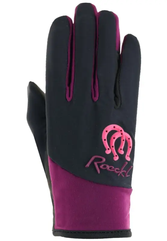 Angebot Roeckl Kinderreithandschuh Keysoe black/purple, 5