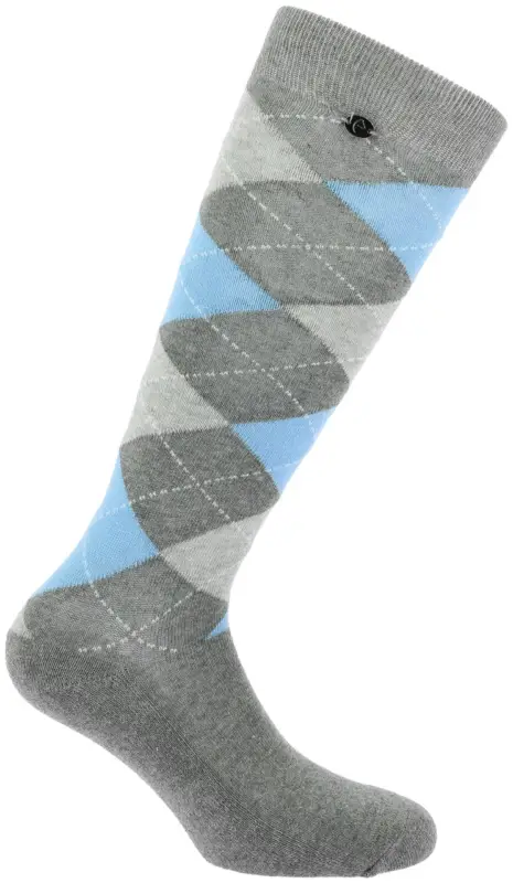 Equithème Argyle - Socken hellgrau/himmelblau, 35-38 Bestseller