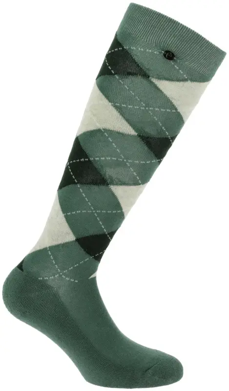 Preisknaller Equithème Argyle - Socken salbeigrün/anthrazit, 39-41
