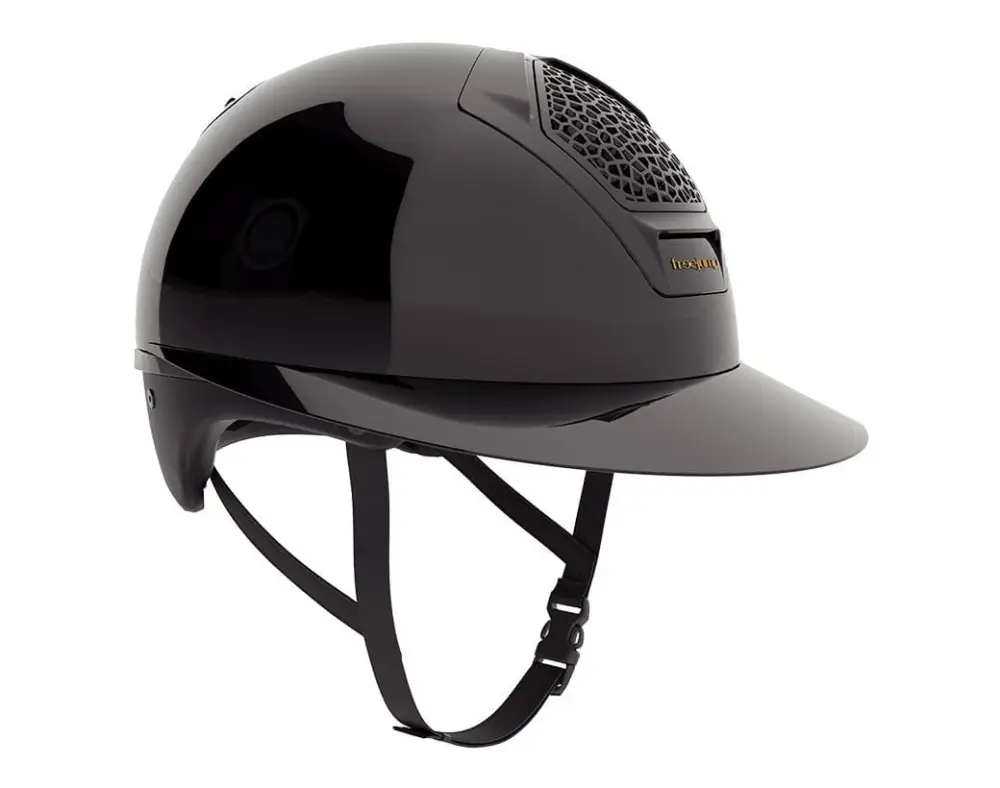 Markenware Freejump VORONOI Glossy ohne Schläfenschutz schwarz, M
