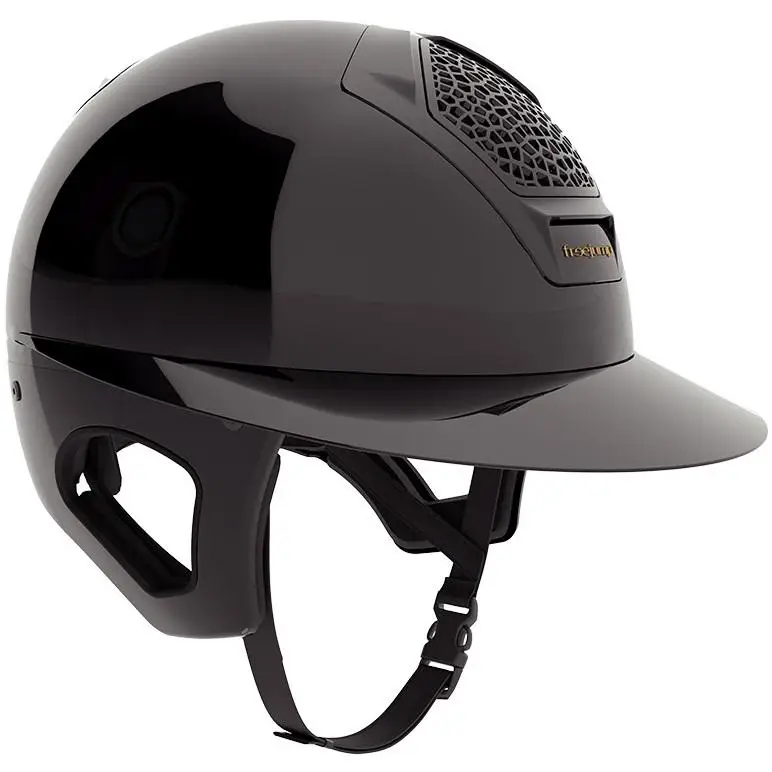 Echt Freejump VORONOI Glossy mit Schläfenschutz schwarz, M