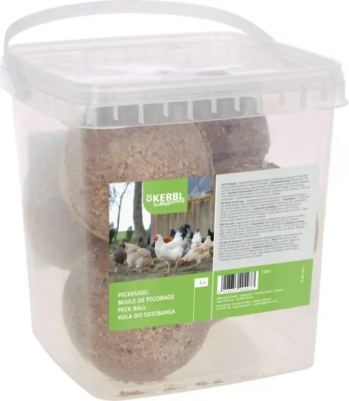 Kerbl Pickkugel - 6 Stück 3 kg Nur Heute
