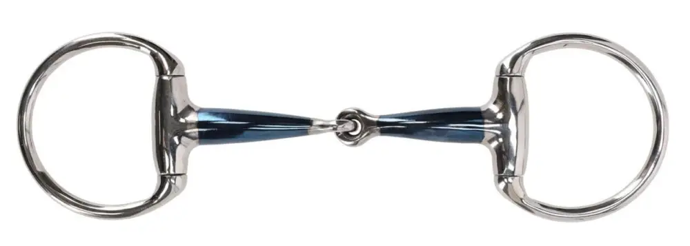 Kracherpreis QHP Olivenkopfgebiss, einfach gebrochen 14mm 12,5 cm, Sweet Iron