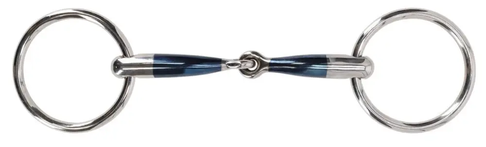 Ausverkauf QHP Wassertrense, einfach gebrochen 14mm 9,5 cm, Sweet Iron