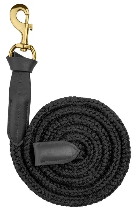 Preisknaller Waldhausen Führstrick Royal mit Lederdetails schwarz