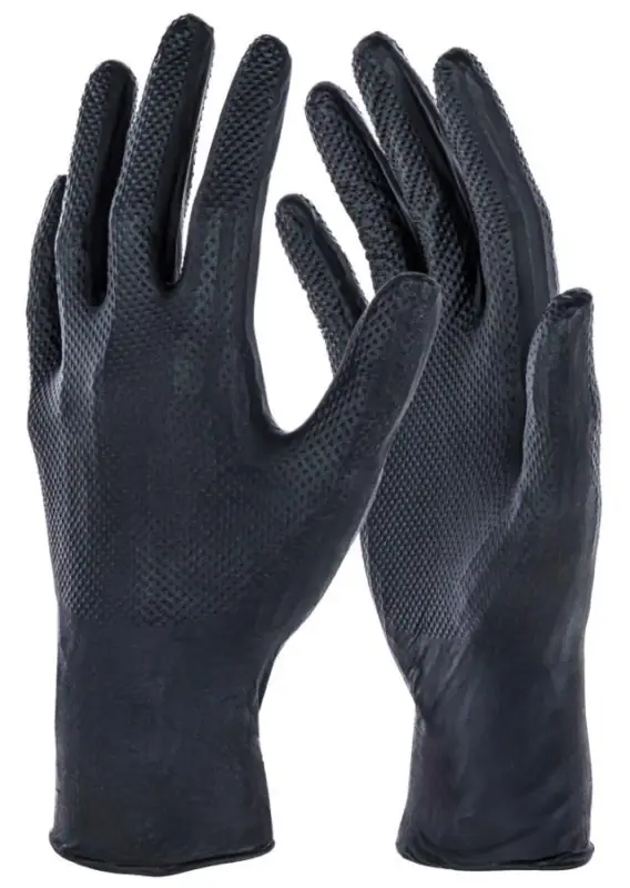 Highlight Kerbl Einmalhandschuh X-Grip Black XXL