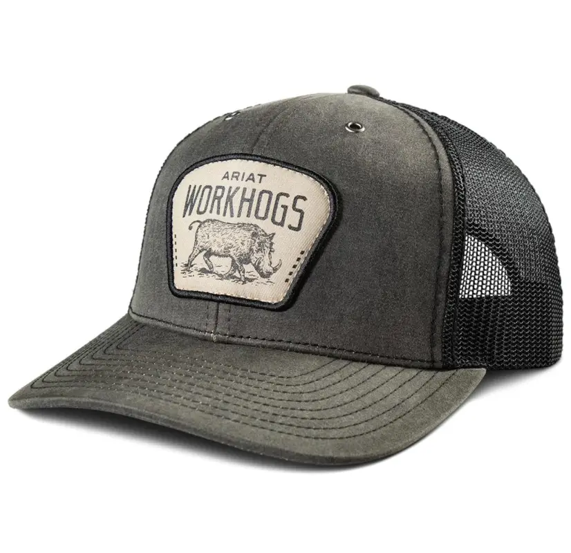 Wochenendangebot ARIAT WorkHog Patch Snapback Cap charcoal grey