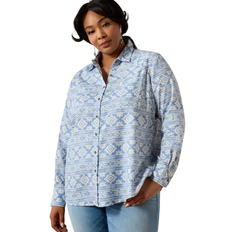 Markenprodukt ARIAT Billie Jean Shirt ashleigh blue, XL