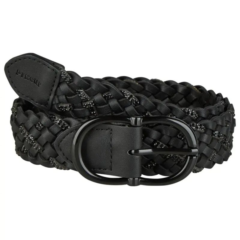 Pikeur Belt Braided schwarz, 75 cm Zertifiziert