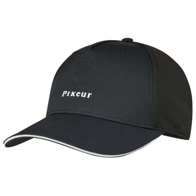 Pikeur Cap Lasercut & Mesh schwarz, 59 cm Garantierte Lieferung