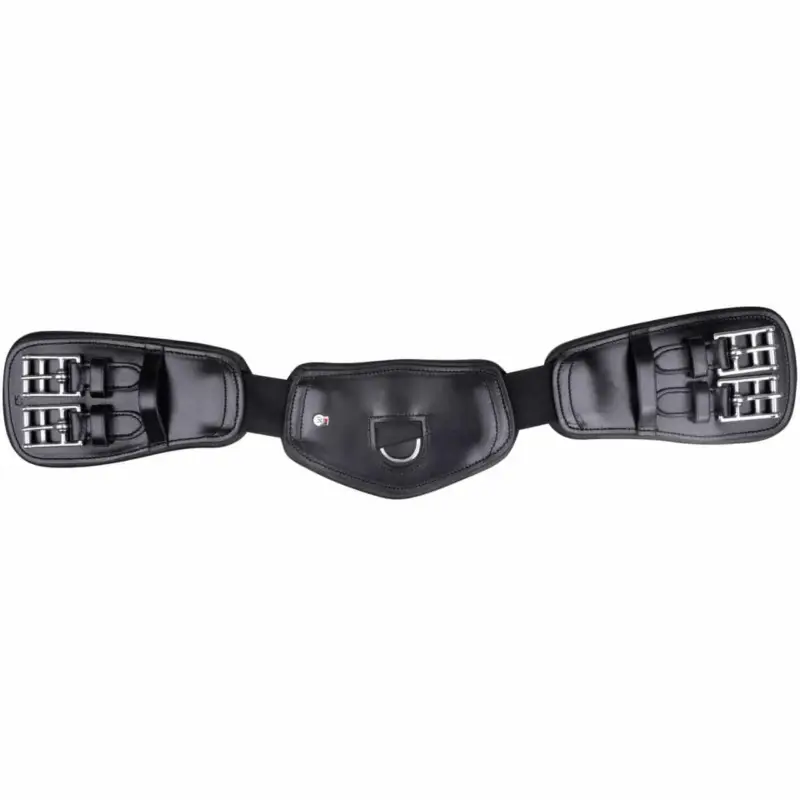 Waldhausen Lederkurzgurt Elastik schwarz, 70 cm Neu Im Sortiment