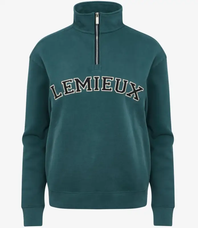 LeMieux Kelsie Pullover mit 1/4-Reißverschluss Jungle, 38 Geprüft