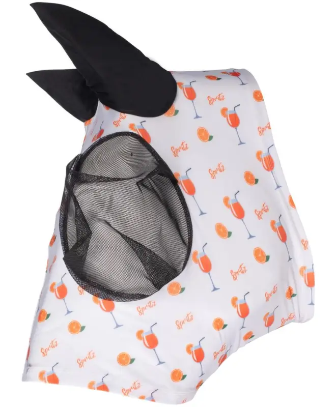 HKM Fliegenschutzmaske -Splash- orange, Pony Wochenendangebot