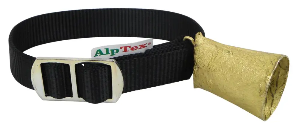 Alptex Schaf- und Ziegenglocke mit Riemen 3 cm x 55 cm Ausverkauf