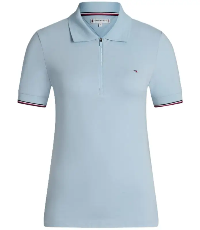 Angebot Tommy Hilfiger Anaheim Zip Polo sweet blue, L