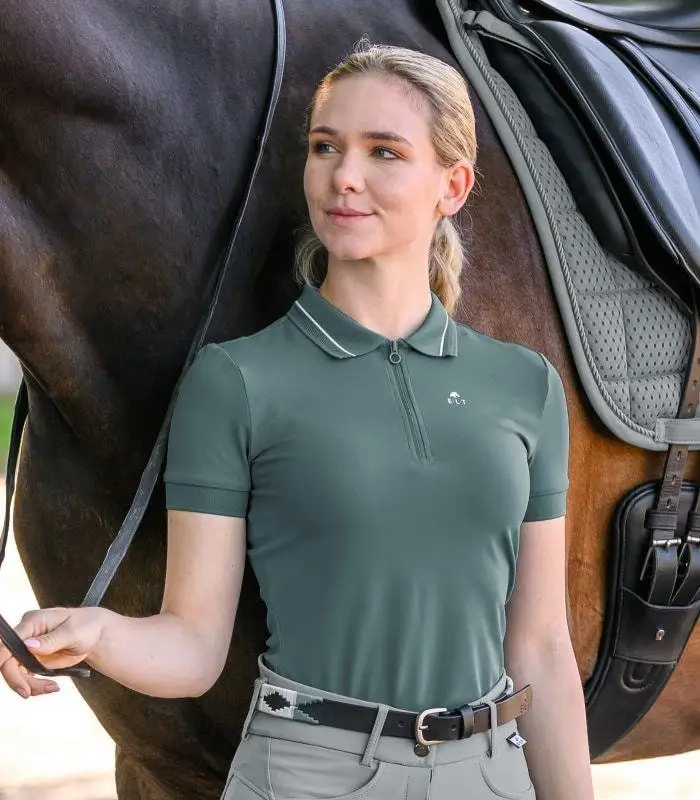 ELT Funktions-Poloshirt Prag pinie, XL Neu