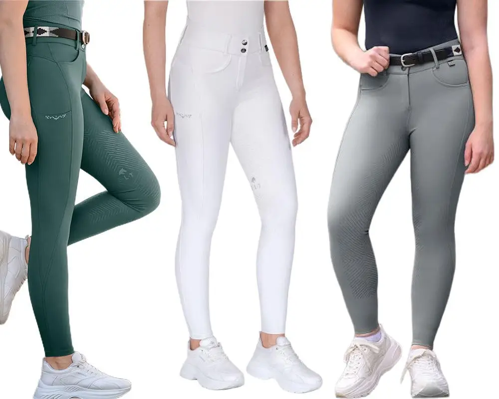 ELT Reithose Comfort Ride Glam weiß, 40 Echt